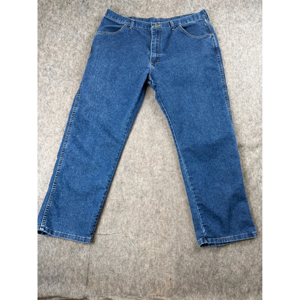 Wrangler Five Star Jeans Mens 40x29 Blue Cotton Blend Straight Western Classic